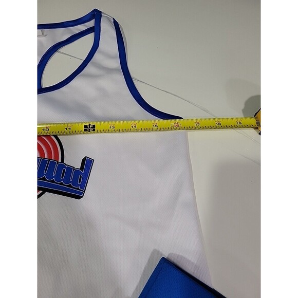 Space Jam Tune Squad Varsity Halloween Costume, Pajamas Shorts & Tank Top SMALL - Picture 7 of 9